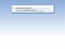 Tablet Screenshot of hauswaechter.kreakom.de
